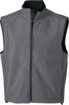 James & Nicholson – Herren 3-Lagen Softshell Gilet besticken und bedrucken lassen