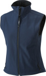 James & Nicholson – Damen 3-Lagen Softshell Gilet for embroidery and printing