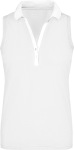 James & Nicholson – Ladies' Elastic Polo Sleeveless for embroidery and printing