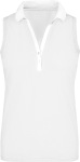 James & Nicholson – Ladies' Elastic Polo Sleeveless zum besticken und bedrucken