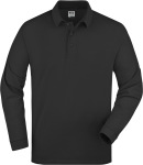James & Nicholson – Polo-Piqué Long-Sleeved for embroidery and printing
