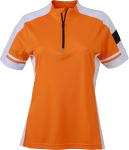 James & Nicholson – Ladies´ Bike-T Half Zip for embroidery and printing