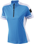 James & Nicholson – Ladies´ Bike-T Half Zip besticken und bedrucken lassen