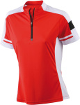 James & Nicholson – Ladies´ Bike-T Half Zip besticken und bedrucken lassen