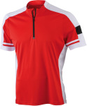 James & Nicholson – Men´s Bike-T Half Zip besticken und bedrucken lassen