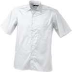 James & Nicholson – Men's Business Shirt Short-Sleeved for embroidery and printing