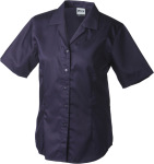 James & Nicholson – Ladies' Business Blouse Short-Sleeved zum besticken und bedrucken