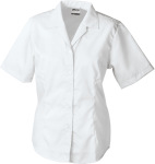 James & Nicholson – Ladies' Business Blouse Short-Sleeved for embroidery and printing