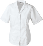 James & Nicholson – Ladies' Business Blouse Short-Sleeved besticken und bedrucken lassen