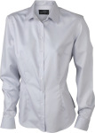 James & Nicholson – Ladies' Long-Sleeved Blouse (120 g/m²) hímzéshez és nyomtatáshoz