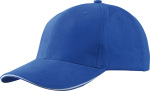 Myrtle Beach – Light brushed Sandwich Cap besticken lassen