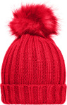 Myrtle Beach – Elegant Knitted Beanie with extra large pompon for embroidery