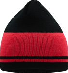 Myrtle Beach – Classic Knitted Beanie with contrasting stripes for embroidery