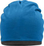 Myrtle Beach – Lässige Mütze mit Fleece-Kontrastabschluss besticken lassen