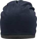 Myrtle Beach – Lässige Mütze mit Fleece-Kontrastabschluss zum besticken