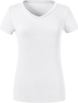 Russell – Damen Bio V-Neck T-Shirt hímzéshez és nyomtatáshoz