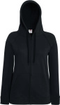 Fruit of the Loom – Lady-Fit Lightweight Hooded Sweat Jacket for embroidery and printing