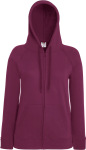 Fruit of the Loom – Lady-Fit Lightweight Hooded Sweat Jacket besticken und bedrucken lassen