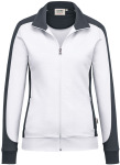 Hakro – Damen Sweatjacke Contrast Mikralinar besticken und bedrucken lassen