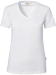 Hakro – Damen V-Shirt Stretch besticken und bedrucken lassen