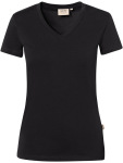 Hakro – Damen V-Shirt Stretch besticken und bedrucken lassen