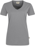 Hakro – Damen V-Shirt Mikralinar besticken und bedrucken lassen