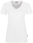 Hakro – Damen V-Shirt Mikralinar Pro besticken und bedrucken lassen