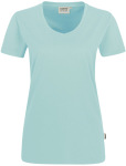 Hakro – Damen V-Shirt Mikralinar Pro besticken und bedrucken lassen