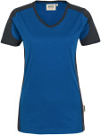 Hakro – Damen V-Shirt Contrast Mikralinar hímzéshez és nyomtatáshoz