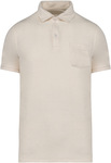 Native Spirit – Eco-friendly men's Terry Towel polo shirt hímzéshez és nyomtatáshoz