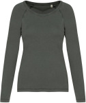 Native Spirit – Eco-friendly ladies' washed raglan long-sleeved t-shirt for embroidery and printing