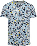 Native Spirit – Men’s eco-friendly tropical print t-shirt for embroidery and printing