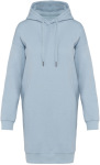 Native Spirit – Eco-friendly ladies' hooded sweatshirt dress for embroidery and printing