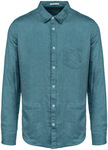 Native Spirit – Men's linen shirt for embroidery and printing
