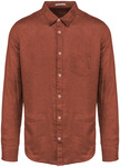 Native Spirit – Men's linen shirt for embroidery and printing