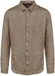 Native Spirit – Men's linen shirt for embroidery and printing