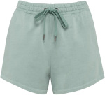 Native Spirit – Eco-friendly ladies' washed French Terry shorts hímzéshez és nyomtatáshoz