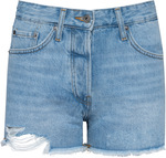 Native Spirit – Eco-friendly ladies' jean shorts for embroidery and printing