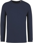 Native Spirit – Eco-friendly men's raw edge collar round neck jumper hímzéshez és nyomtatáshoz