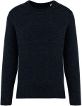 Native Spirit – Eco-friendly men's raw edge collar merino wool round neck jumper hímzéshez és nyomtatáshoz