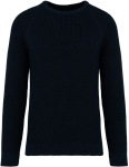 Native Spirit – Eco-friendly men’s chunky knit round neck jumper for embroidery and printing