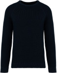 Native Spirit – Eco-friendly men’s chunky knit round neck jumper hímzéshez és nyomtatáshoz