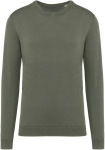 Native Spirit – Eco-friendly men’s washed round neck jumper for embroidery and printing