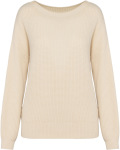 Native Spirit – Eco-friendly ladies’ merino wool round neck jumper hímzéshez és nyomtatáshoz