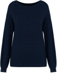 Native Spirit – Eco-friendly ladies’ merino wool round neck jumper for embroidery and printing