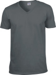 Gildan – Softstyle V-Neck T-Shirt besticken und bedrucken lassen