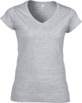 Gildan – Softstyle Ladies´ V-Neck T-Shirt for embroidery and printing