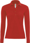 B&C – Polo Safran Pure Longsleeve / Women besticken und bedrucken lassen