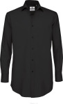 B&C – Poplin Shirt Black Tie Long Sleeve / Men zum besticken und bedrucken