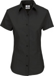 B&C – Poplin Shirt Heritage Short Sleeve / Women besticken und bedrucken lassen